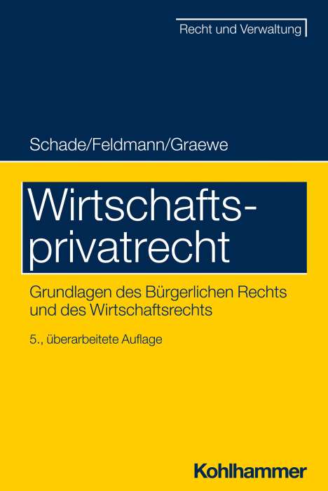 Georg Friedrich Schade: Wirtschaftsprivatrecht, Buch