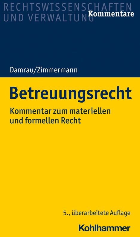 Jürgen Damrau: Betreuungsrecht, Buch