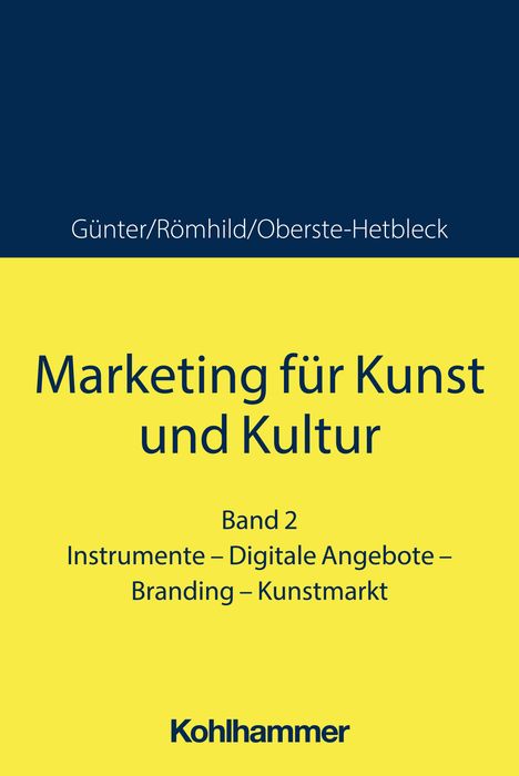 Bernd Günter: Marketing für Kunst und Kultur, Buch