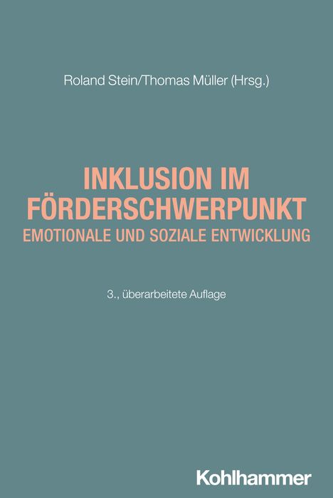 Inklusion im Förderschwerpunkt emotionale und soziale Entwicklung, Buch