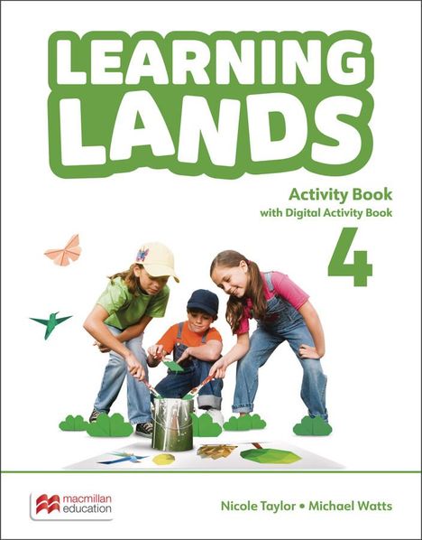 Nicole Taylor: Learning Lands 4. Activity Book with Digital Activity Book, 1 Buch und 1 Diverse