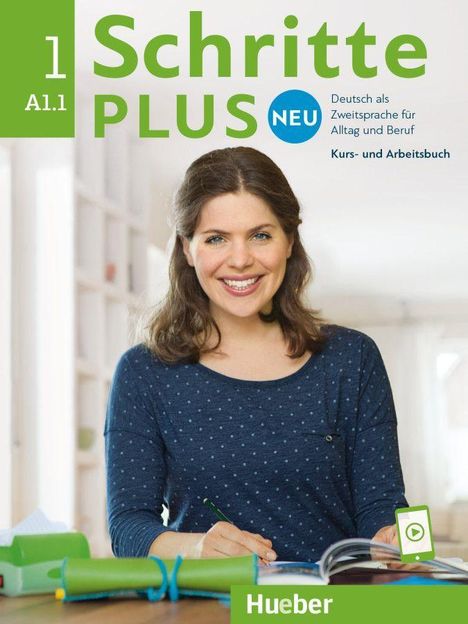 Monika Bovermann: Schritte plus Neu 1 A1.1 Kursbuch+Arbeitsbuch+CD Arbeitsbuch, Buch