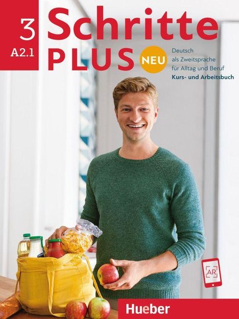 Daniela Niebisch: Schritte plus Neu 3 A2.1 Kursb. u. Arbeitsb.+CD, Buch
