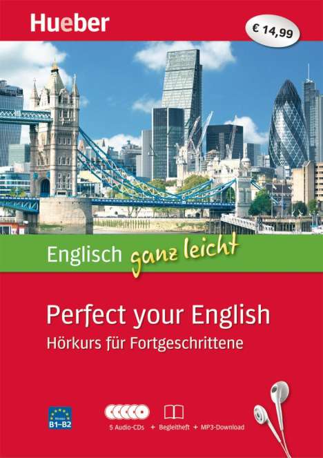 Hans G. Hoffmann: Englisch ganz leicht Perfect your English. Paket: 5 Audio-CDs + Begleitheft + MP3-Download, CD