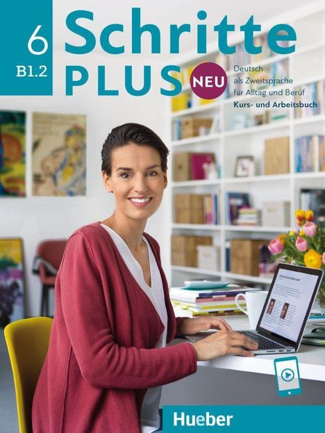 Silke Hilpert: Niebisch: Schritte plus Neu 6 B1.2 Kursbuch/Arbeitsbuch/CD, Buch