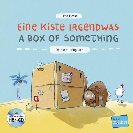 Lena Hesse: Eine Kiste Irgendwas. Kinderbuch Deutsch-Englisch mit Audio-CD, Buch