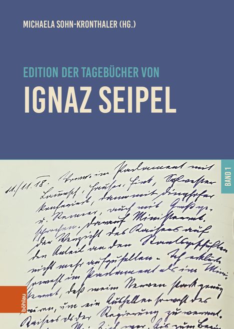 Edition der Tagebücher von Ignaz Seipel, Buch