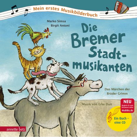 Marko Simsa: Die Bremer Stadtmusikanten, Buch