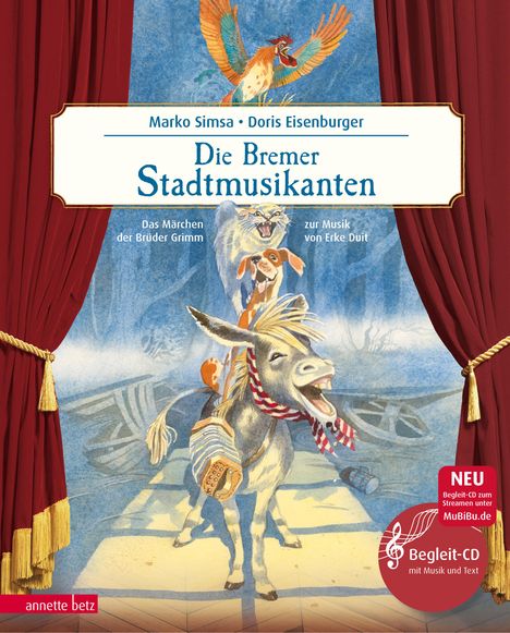 Marko Simsa: Die Bremer Stadtmusikanten, Buch