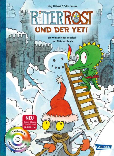 Jörg Hilbert: Ritter Rost: Ritter Rost und der Yeti (mit CD), Buch