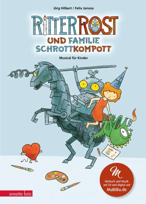 Jörg Hilbert: Ritter Rost 21: Ritter Rost und Familie Schrottkompott (Ritter Rost mit CD und zum Streamen, Bd. 21), Buch