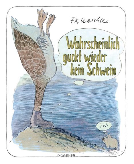 F. K. Waechter: Wahrscheinlich guckt wieder kein Schwein, Buch