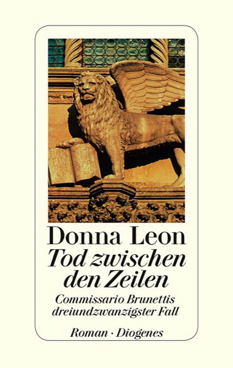 Donna Leon: Tod zwischen den Zeilen, Buch