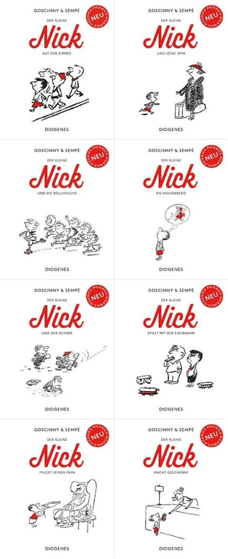 René Goscinny: PickNick 3 Set (8 x 1 Exemplar), Buch
