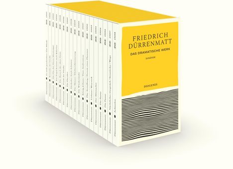 Friedrich Dürrenmatt: Das dramatische Werk in 18 Bänden in Kassette, Buch