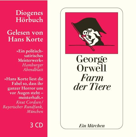 George Orwell: Farm der Tiere, 3 CDs