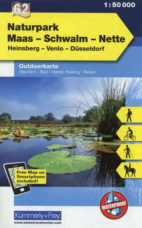 KuF Deutschland Outdoorkarte 62 Maas-Schwalm-Nette 1 : 50 000, Diverse