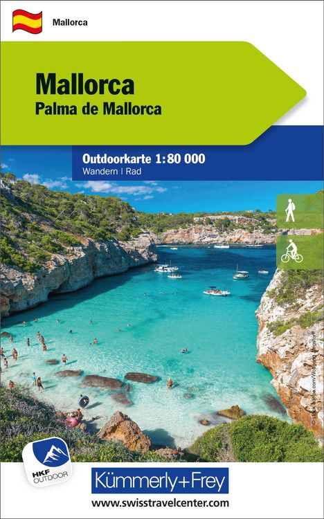 Mallorca Outdoorkarte Spanien 1:80 000, Karten