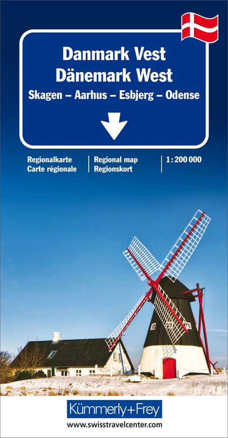 Dänemark West Regionalkarte 1 : 200 000, Karten