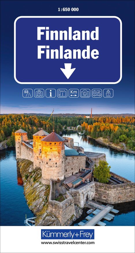 Finnland Strassenkarte 1:650 000, Karten
