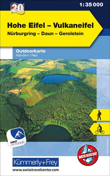 Hohe Eifel Vulkaneifel Nr. 20 Outdoorkarte Deutschland 1:35 000, Karten