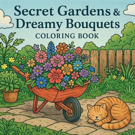 Chris Martin: Secret Gardens & Dreamy Bouquets Coloring Book, Buch
