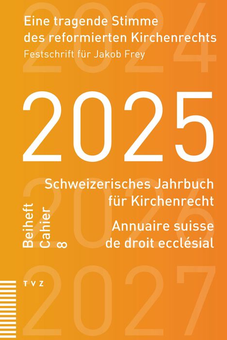 Eine tragende Stimme des reformierten Kirchenrechts, Buch
