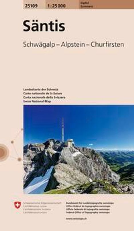 25109 Säntis, Karten