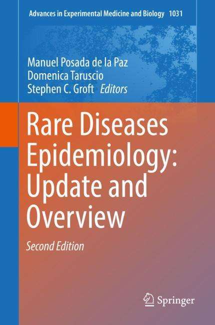 Rare Diseases Epidemiology: Update and Overview, Buch