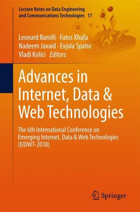 Advances in Internet, Data &amp; Web Technologies, Buch