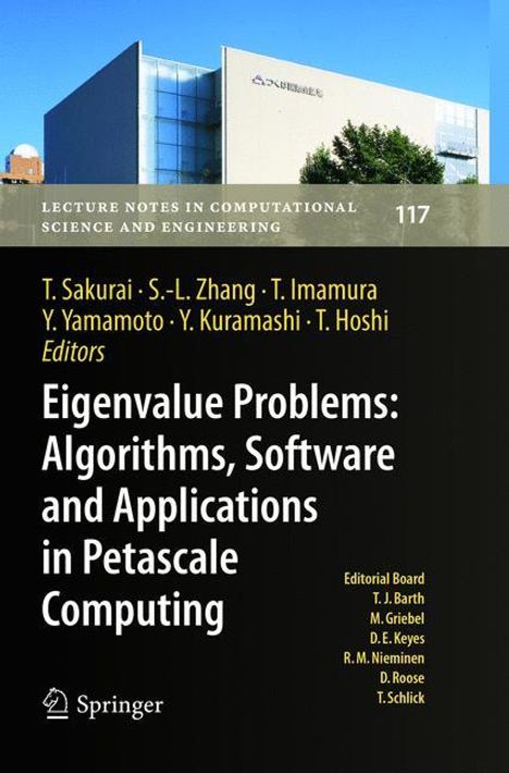 Eigenvalue Problems: Algorithms, Software and Applications in Petascale Computing, Buch