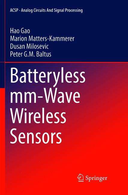 Hao Gao: Batteryless mm-Wave Wireless Sensors, Buch