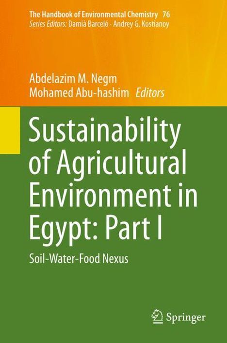 Sustainability of Agricultural Environment in Egypt: Part I, Buch