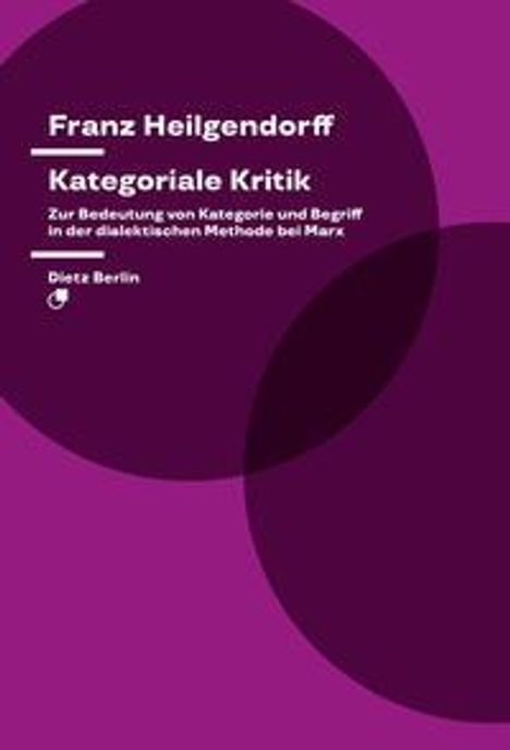 Franz Heilgendorff: Kategoriale Kritik, Buch