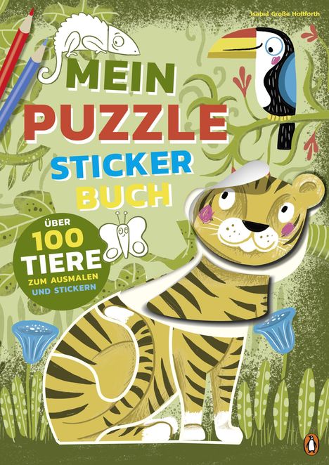 Isabel Große Holtforth: Mein bunter Puzzle-Sticker-Spaß - Tiere, Buch