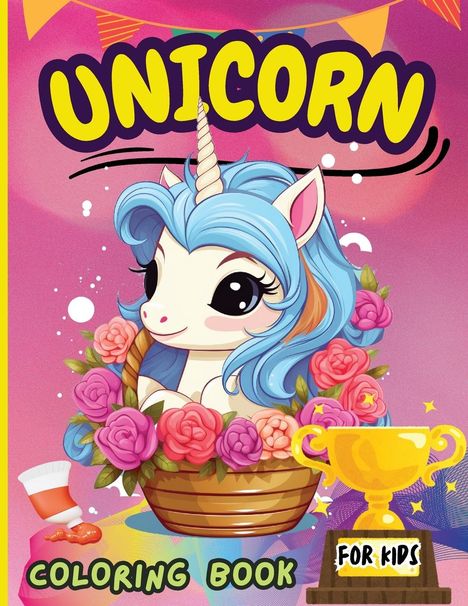 Peter: Unicorn Coloring Book For Kids, Buch