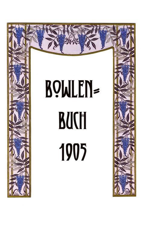 Thomas H. Grosjean: Bowlen-Buch 1905, Buch