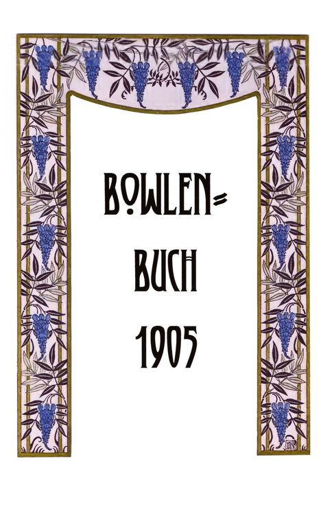 Thomas H. Grosjean: Bowlen-Buch 1905, Buch