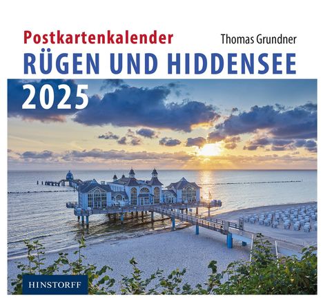 Postkartenkalender Rügen und Hiddensee 2025, Kalender