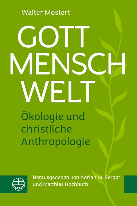 Walter Mostert: Gott - Mensch - Welt, Buch