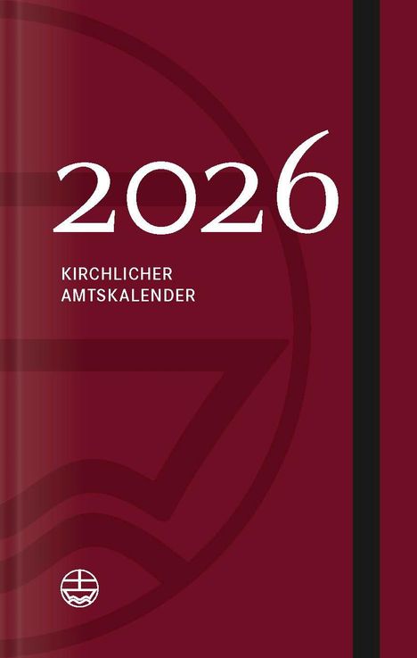 Kirchlicher Amtskalender 2026 - rot, Buch