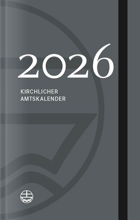 Kirchlicher Amtskalender 2026 - grau, Buch