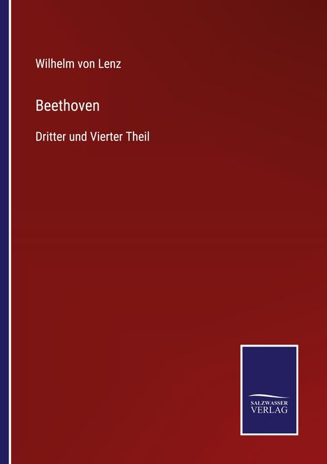 Wilhelm Von Lenz: Beethoven, Buch