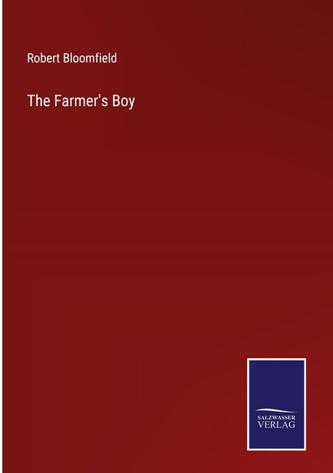 Robert Bloomfield: The Farmer's Boy, Buch