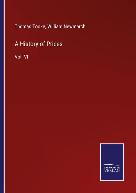 Thomas Tooke: A History of Prices, Buch