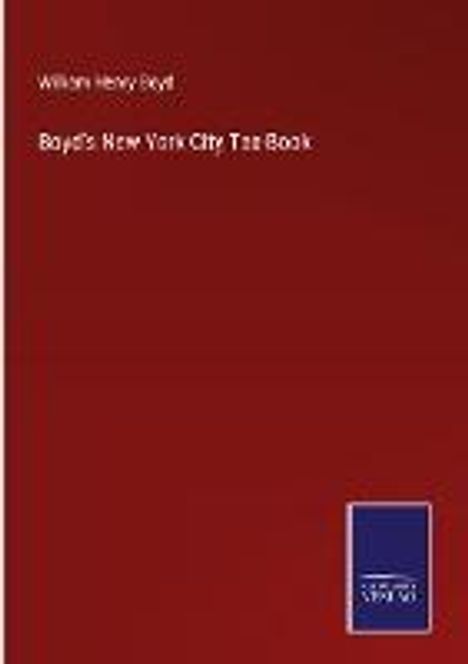 William Henry Boyd: Boyd's New York City Tax-Book, Buch