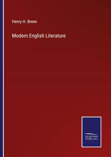 Henry H. Breen: Modern English Literature, Buch