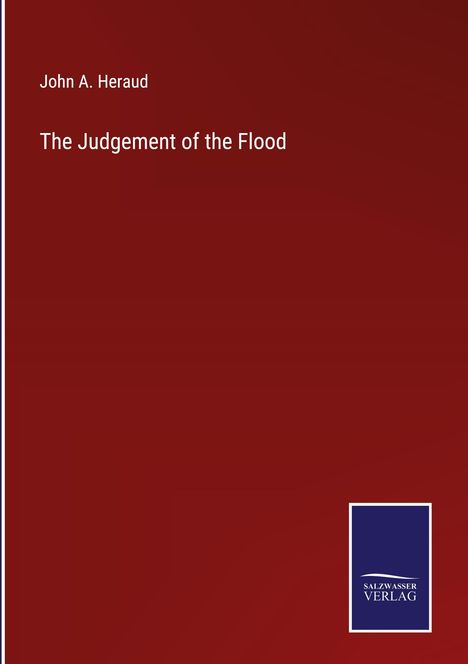 John A. Heraud: The Judgement of the Flood, Buch