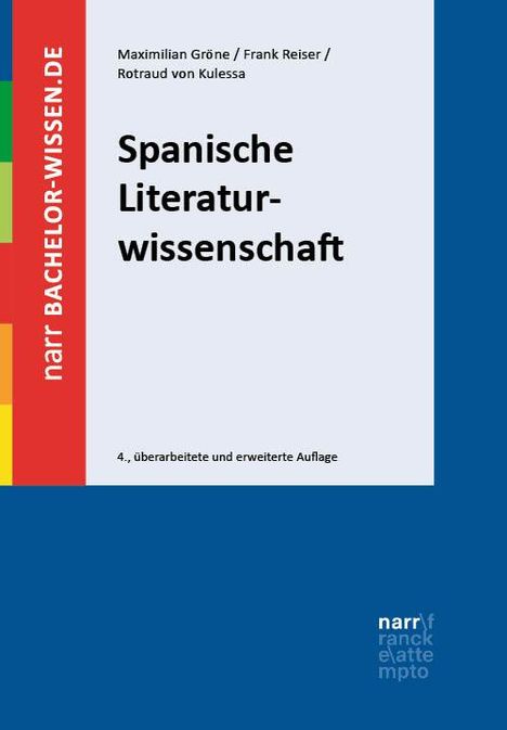 Maximilian Gröne: Spanische Literaturwissenschaft, Buch