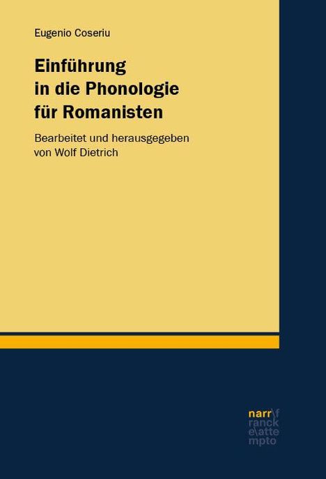 Eugenio Coseriu: Einführung in die Phonologie für Romanisten, Buch